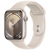 Apple Watch Series 9 45mm Starlight Aluminum Case with Starlight Sport Band M/L (MR973)