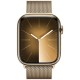 Apple Watch Series 9 41mm GPS + LTE, Gold Stainless Steel Case with Gold Milanese Loop (MRJ73)