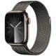 Apple Watch Series 9 GPS + Cellular 41mm Graphite Stainless Steel Case with Graphite Milanese Loop (MRJA3)