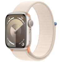 Apple Watch Series 9 GPS 41mm Starlight Aluminum Case with Starlight Sport Loop (MR8V3)