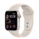 Apple Watch SE 2 44mm GPS + LTE, Starlight Aluminum Case with Starlight Sport Band (MNPT3)