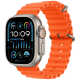 Apple Watch Ultra 2 GPS + Cellular 49mm Titanium Case with Orange Ocean Band (MREH3)