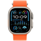 Apple Watch Ultra 2 GPS + Cellular 49mm Titanium Case with Orange Ocean Band (MREH3)