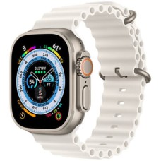 Смарт-годинник Apple Watch Ultra GPS + Cellular 49mm Titanium Case with White Ocean Band (MNH83/MNHF3)