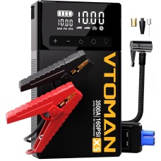 Автомобільний портативний Jump Starter X5 3500A з компресором 160PSI 59.2Wh Vtoman