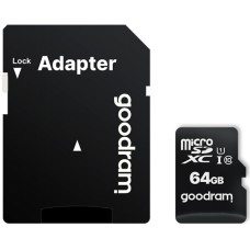 Memory card microSDXC 64Gb GoodRAM (class10) UHS I Retail + Adapter