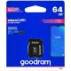 Memory card microSDXC 64Gb GoodRAM (class10) UHS I Retail + Adapter