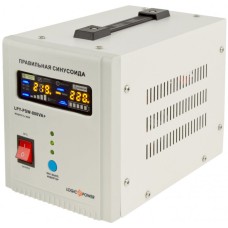 ДБЖ LogicPower LPY-PSW-800VA+(560Вт) 5A/15A з правильною синусоїдою 12В, без АКБ