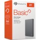 HDD external, USB 3.0 2TB, Seagate  2.5" Basic Gray (STJL2000400), сірий