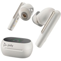 Навушники з мікрофоном Poly TWS Voyager Free 60+ Earbuds + BT700A + TSCHC White