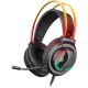 Ігрова гарнітура Defender Flame RGB, провід 2 м, чорна