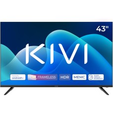 TV 43 Kivi 43U730QB UHD/DLED/T2/Android 11/2 x 10W/HDMI/Wi-Fi/VESA 400x200 M6/Black