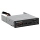 Card Reader 2x USB3.2, 2x Type-C,1x PD3.0, 1x QC3.0 USB, внутрішній, 3.5" чорний CRD-908H Chieftec