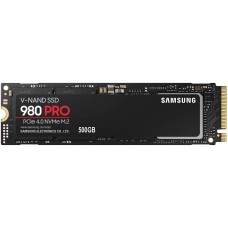 Накопичувач SSD 500GB Samsung 980 Pro M.2 NVMe PCIe 4.0 4x 2280 3-bit MLC