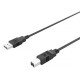 Кабель USB AM-BM, 1.0 м, чорний, HP