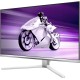 TFT 27" Philips 27M2N8500, QD-OLED, QHD, 360Hz, 0,3ms, 2xHDMI, DP, USB-hub, HAS, Pivot, колонки, біл