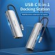 Док-станція USB3.1 Type-C --> HDMI/USB 3.0x3/RJ45/SD/TF/PD 100W Hub 8-in-1 Vention