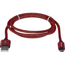 Кабель USB AM-micro BM, 1.0 м, червоний, 08-03T PRO Defender