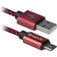 Кабель USB AM-micro BM, 1.0 м, червоний, 08-03T PRO Defender