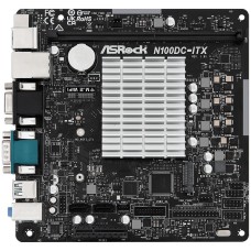 ASRock N100DC-ITX (Quad-Core N100 3.4GHz, 1xDDR4 DIMM, VGA/HDMI, 1*PCIe, 2xSATA3, M.2, GLan, miniITX