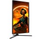 TFT 27" AOC Q27G3XMN/BK, MiniLED QHD IPS, 180Hz, 1ms, 2xHDMI, DP, HAS, Pivot, чорно-червоний