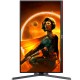 TFT 27" AOC Q27G3XMN/BK, MiniLED QHD IPS, 180Hz, 1ms, 2xHDMI, DP, HAS, Pivot, чорно-червоний