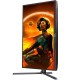 TFT 27" AOC Q27G3XMN/BK, MiniLED QHD IPS, 180Hz, 1ms, 2xHDMI, DP, HAS, Pivot, чорно-червоний