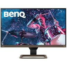 Монітор TFT 27" BenQ EW2780U, IPS, 4K UHD, 99% sRGB, HDMI x2, DP, USB Type-C, колонки, коричнево-чорний металік