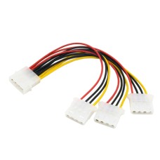 Кабель живлення Molex - 3xMolex M/F