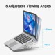 Підставка для ноутбука Laptop X-type Stand Silver Aluminum Alloy Vention