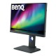 TFT 24.1" BenQ SW240, IPS, 16:10, 99% Adobe RGB, DVI-DL, HDMI, DP, USB хаб, Pivot, сірий