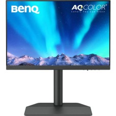 TFT 24" BenQ SW242Q, 2K QHD, 2560x1600, HDMI, USB-C, MCR, HAS, Pivot, сірий