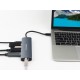 Док-станція USB3.1 Type-C --> HDMI/USB 3.0x2/RJ45/USB-C/DisplayPort PD 100W Hub 6-in-1 Sandberg