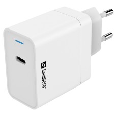 Зарядний пристрій 1хUSB-C 65W PD QC3.0 білий Sandberg