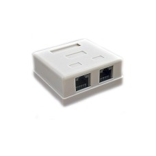 Розетка  комп'ютерна RJ-45 cat 5 2x