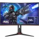 TFT 31.5" AOC C32G2ZE/BK, VA, 240Гц, вигнутий, DP, HDMI x 2, чорний