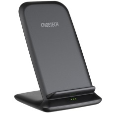 Зарядний пристрій 15W Fast Wireless Charging Stand 2coils black Choetech