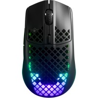 Мишка SteelSeries Aerox 3 Wireless Onyx, RGB, 18000dpi., 6кн., чорна