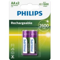 Акумулятор AA/LR06, MULTILIFE 2600mAh, Philips, Blister/2pcs