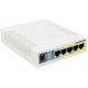 Комутатор Mikrotik RB260GSP, 5-port Gigabit smart switch with SFP cage, SwOS, plastic case, PSU