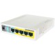 Комутатор Mikrotik RB260GSP, 5-port Gigabit smart switch with SFP cage, SwOS, plastic case, PSU