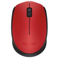 Мишка Logitech M171 бездротова, червона з чорним