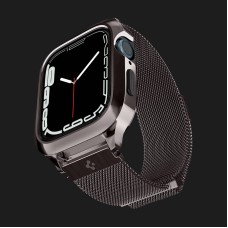 Чохол-ремінець Spigen Metal Fit Pro для Apple Watch 44/45mm (Graphite)