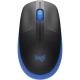 Мишка Logitech M190 бездротова, Full size, Blue