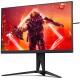 TFT 27" AOC AGON AG275QZ/EU, QHD, IPS, 270Гц, 0,5мс, 2x HDMI, 2x DP, USB-hub, HAS, Pivot, чорно-черв