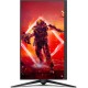 TFT 27" AOC AGON AG275QZ/EU, QHD, IPS, 270Гц, 0,5мс, 2x HDMI, 2x DP, USB-hub, HAS, Pivot, чорно-черв