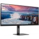 TFT 34" AOC U34V5C/BK, WQHD, VA, 100Гц, 1мс, HDMI, DP, USB-C, USB-hub, HAS, колонки, чорний