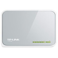 Комутатор TP-Link TL-SF1005D, 5-port 10/100M mini Desktop Switch, 5 10/100M RJ45 ports, Plastic case