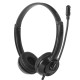 Навушники з мікрофоном HP DHE-8009 (Call center headset) Black