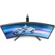 TFT 27" Philips 27M2C5500W, QHD, VA, вигнутий, 240Hz, 0,5ms, 2x HDMI, 2x DP, USB-hub, HAS, сірий